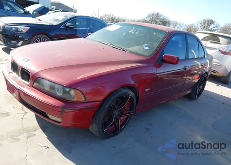 1998 BMW 540I z USA, uszkodzony, nr VIN WBADE532XWBV93115